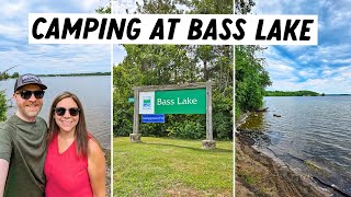 Camping at BASS LAKE Provincial Park | Campground Tour and Review