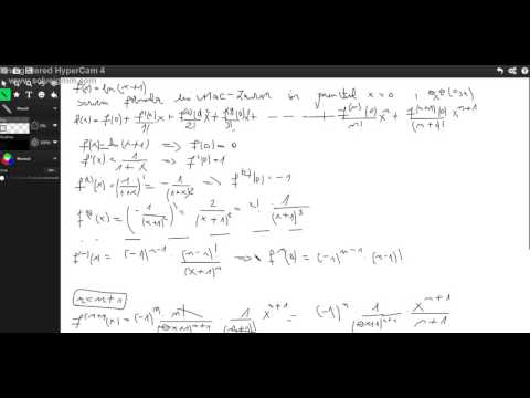 Analiza Matematică 02 , Seria Mac-Laurin ln(x+1) ,Series Mac-Laurin,Taylor