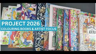 Colouring Books & Artist Focus - Project 2026