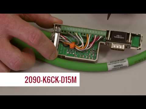 Proper Power and Feedback Cable Wiring at the Kinetic 6500 Servo Drive