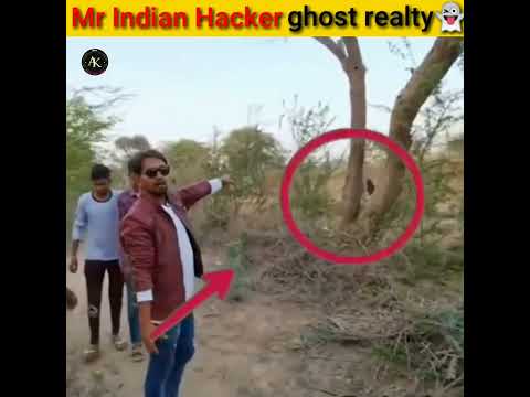 Mr Indian Hacker ghost challenge reality 😰 भूत का किया पर्दाफाश #shorts