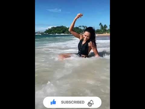 yureni noshika on beach #shorts #beauty #model