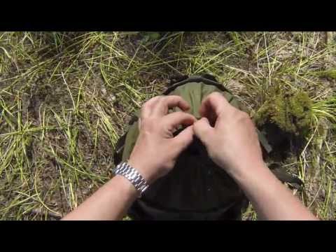 Part of a video titled Camping & Bushcraft: How To Secure Any Draw-String Closure - YouTube