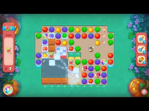 Gardenscapes level 11295 No Boosters Gameplay
