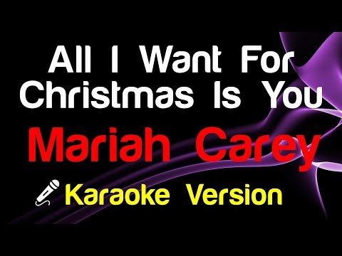 🎤 Mariah Carey - All I Want For Christmas Is You (Karaoke)