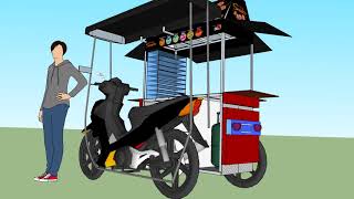 mobile snacks, food cart design and layout