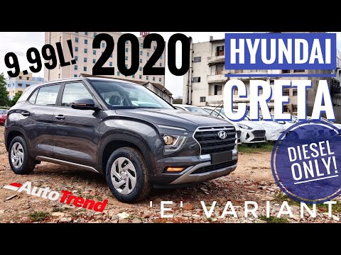 Hyundai Creta Base E Variant - Most Detailed Walkaround Review | 9.99Lakh | Real VFM Diesel SUV !!