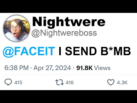 He got permanently banned on FACEIT...