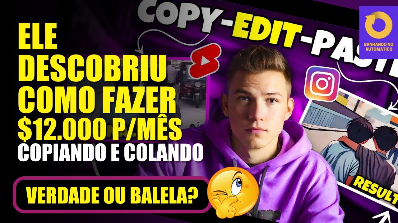 Como ele faz pra ganhar US$12.000 por mês copiando e colando. React!