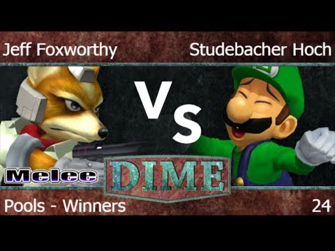 DIME 24 - Jeff Foxworthy (Fox) vs TLOC | Studebacher Hoch (Luigi) Pools - Winners - Melee