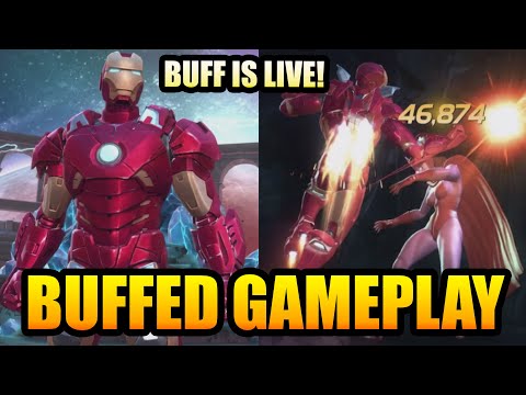 Buffed Iron Man Gameplay - DOES HE LIVE UPTO THE HYPE?!?! - Marvel Contest of Champions