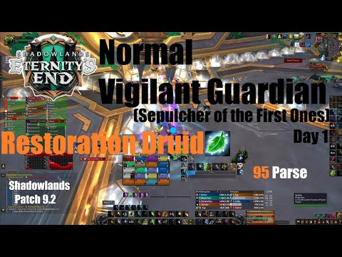 Normal Vigilant Guardian - Resto Druid - Sepulcher of the First Ones - World of Warcraft Shadowlands