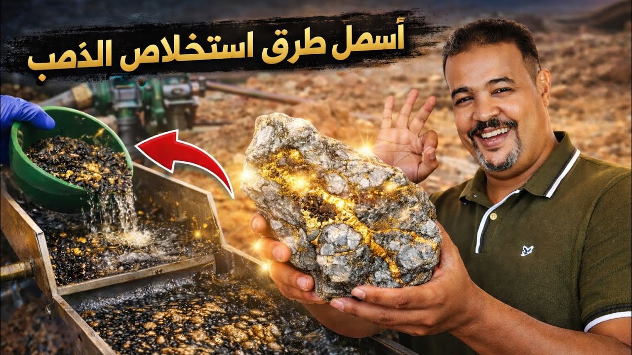 استخلاص الذهب من غلاف العروق | الطريقة الحقيقية خطوة بخطوةكيف تستخرج