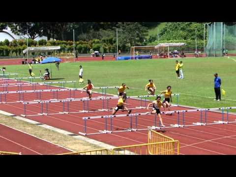 80m Hurdles Girls U15 0.762m #1 - 2012 SAA T&F Series 2