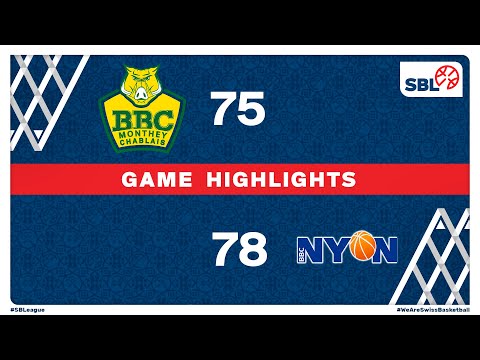 BBC Monthey-Chablais vs. BBC Nyon - Game Highlights