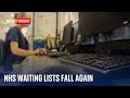 NHS figures: Waiting list numbers fall for fourth month in a row