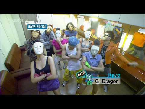 090904 KBS Music Bank G dragon waiting room