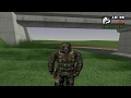 Член группировки Эскадрон Смерти в бронекостюме «Булат» из S.T.A.L.K.E.R para GTA San Andreas vídeo 1
