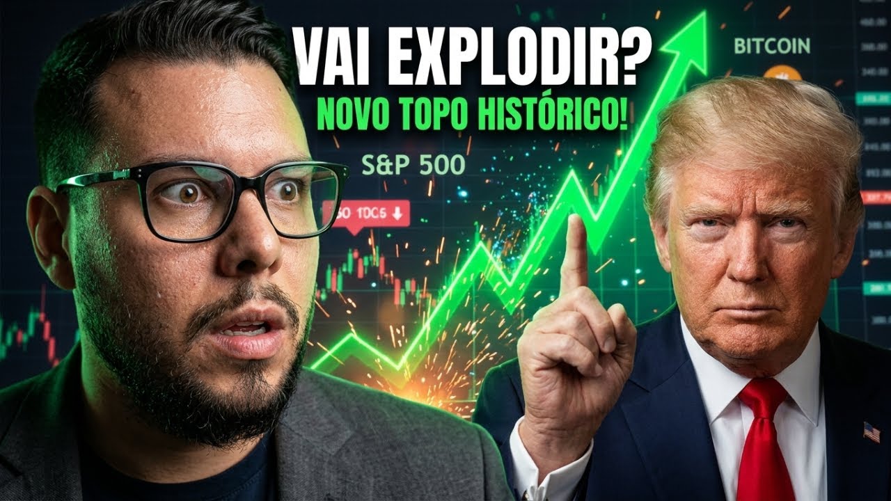 NOVO TOPO HISTÓRICO NO S&P 500: O QUE TRUMP ESTÁ PREPARANDO PARA O BITCOIN?