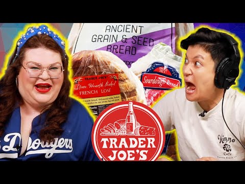 Kristin & Jen Try All The Trader Joe's Sliced Breads | Kitchen & Jorn