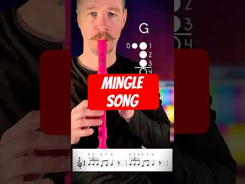 Mingle Song Squid Game Round and Round Recorder Tutorial #recorder #tutorial #squidgame