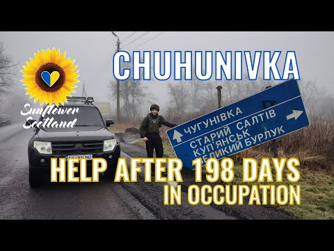 Sunflower Scotland delivered 150 food bags to Chuhunivka, Kharkiv Oblast