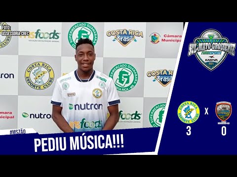 GOLS: COSTA RICA 3x0 TRÊS LAGOAS | CAMPEONATO SUL-MATO-GROSSENSE 2021