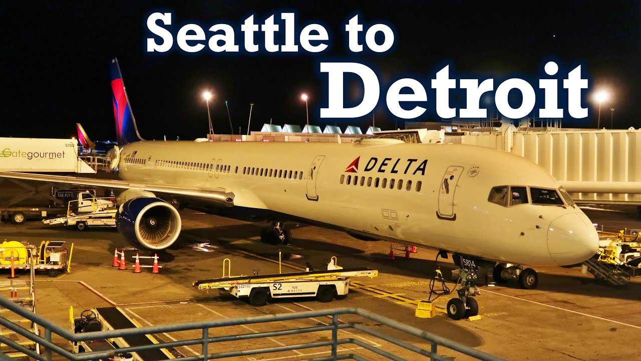 How far is Seattle from Detroit by plane?