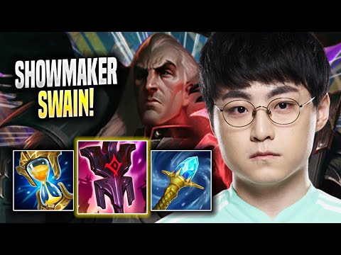 SHOWMAKER DOMINATING NEW SWAIN REWORK! - DK ShowMaker Plays Swain MID vs Qiyana! | Season 2022