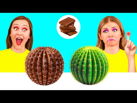Real Food vs Chocolate Food Challenge | Funny Food Challenges by 4Teen