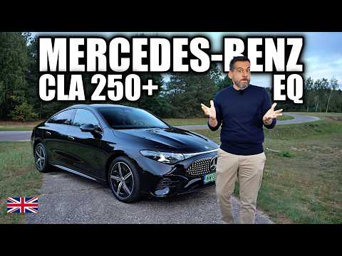 2026 Mercedes Benz CLA 250+ with EQ Technology - Can It Beat Tesla? (ENG) - Test Drive and Review