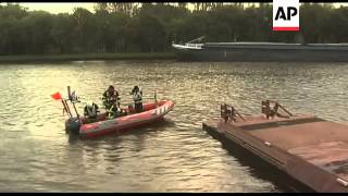 Small Dutch passenger ferry capsizes after crash