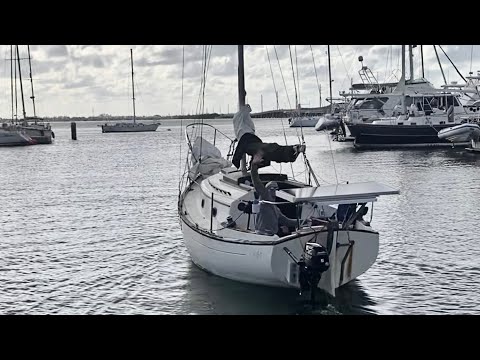 Flicka 20 sailing from key west to west palm beach with propane outboard