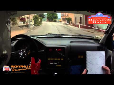 CAMERA CAR CERIANI   BONAMINI 12° BENACUS RALLY 2014 P S 5 RONCONI