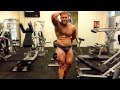 Bodybuilder Posing Muscle Flex, Road to Loaded Cup 2015 - Benedikt Hülsbusch