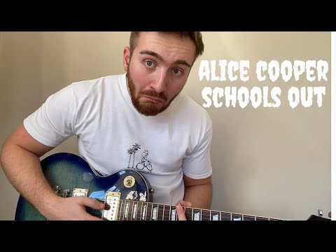 Alice Cooper- Schools Out Guitar Lesson + Tutorial