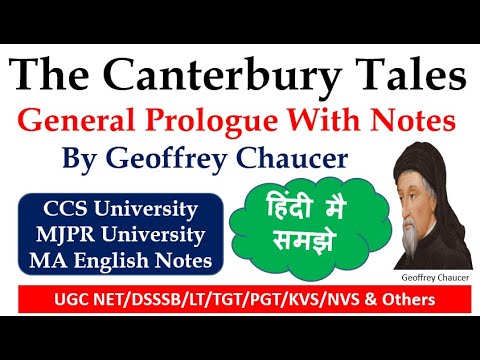 The Canterbury Tales: General Prologue In Hindi by Geoffrey Chaucer