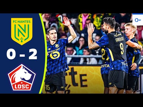 Nantes vs LOSC Lille 0-2 Résumé | Hakon Haraldsson Goal | Hamza Igamane | Ligue 1 Highlights 