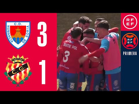 RESUMEN #PrimeraFederación | CD Numancia de Soria 3-1 Gimnàstic de Tarragona | Grupo 2 | Jornada 24