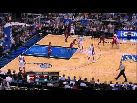 Dwight Howard 24pts-25reb vs Heat (03.13.2012)