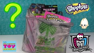 Dollar Tree Toy Haul | Shopkins Monster High Whack a Pack & More | PSToyReviews