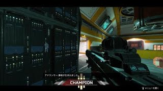 Apex 始めて１週間、ちょっとだけ参加した感があるチャンピオン動画
