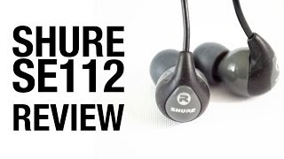 Video thumbnail for Shure SE112 Review by SoundGuys