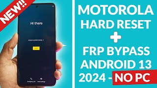 All Motorola Hard Reset & FRP Bypass 2024 [Without Computer] - Fix "Youtube Update"