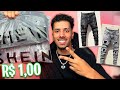 CHEGARAM AS ROUPAS DA SHEIN QUE PAGUEI 1 REAL
