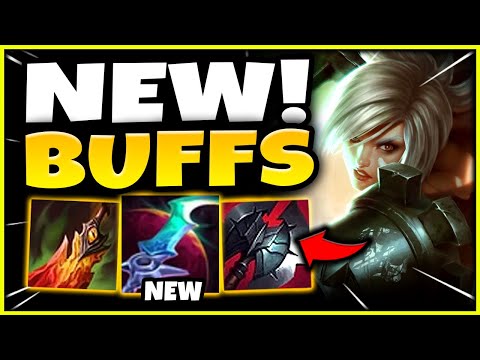 ECLIPSE RIVEN IS BUFFED (TESTING THE NEW BUFFS) - S12 RIVEN TOP GAMEPLAY! (Season 12 Riven Guide)