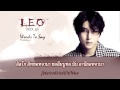 [Sub Thai] Leo (VIXX LR) - Words to Say (할 말 ...