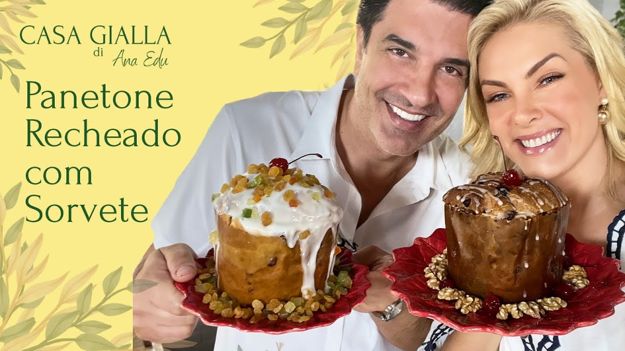 PANETONE RECHEADO COM SORVETE - CASA GIALLA