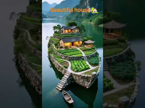 # beautiful 😍 nature #beautiful house 🏠#