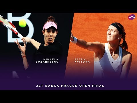 Mihaela Buzarnescu vs. Petra Kvitova | 2018 J&T Banka Prague Open Final | WTA Highlights